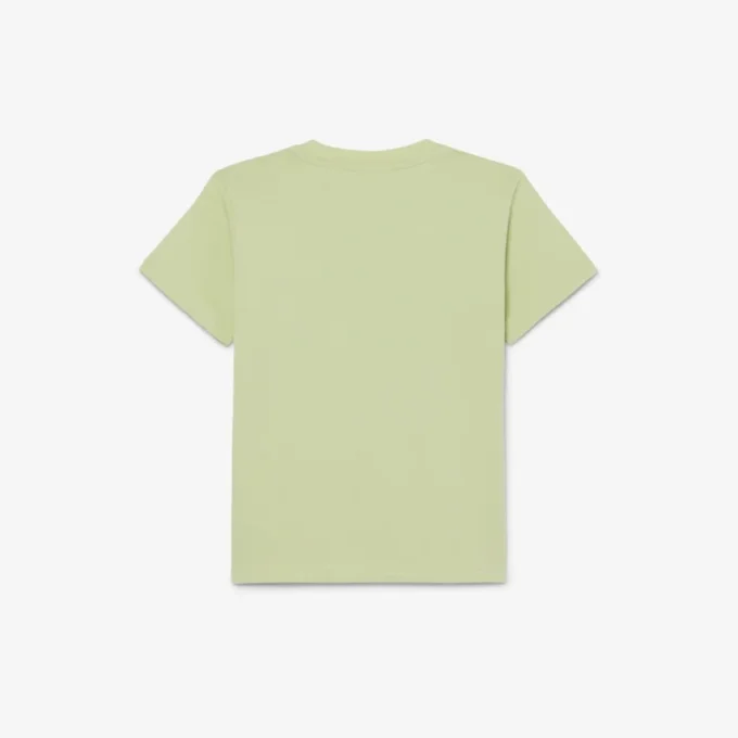 Bawełniany T-shirt z nadrukiem krokodyla