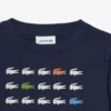 Bawełniany T-shirt z nadrukiem krokodyla Bawełniany T-shirt z nadrukiem krokodyla