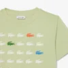 Bawełniany T-shirt z nadrukiem krokodyla