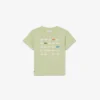 Bawełniany T-shirt z nadrukiem krokodyla