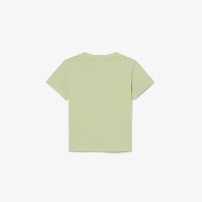 Bawełniany T-shirt z nadrukiem krokodyla