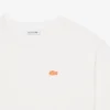 Bawełniany T-shirt z nadrukiem krokodyla