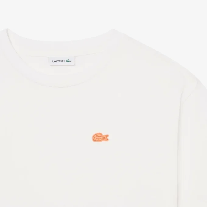 Bawełniany T-shirt z nadrukiem krokodyla