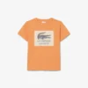 Bawełniany T-shirt z naszywką