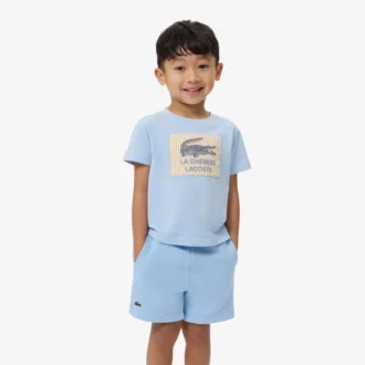Bawełniany T-shirt z naszywką