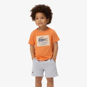 Bawełniany T-shirt z naszywką
