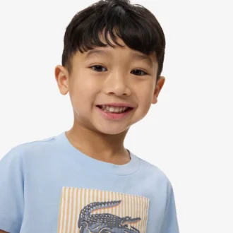 Bawełniany T-shirt z naszywką