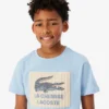 Bawełniany T-shirt z naszywką