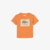 Bawełniany T-shirt z naszywką Bawełniany T-shirt z naszywką