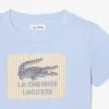 Bawełniany T-shirt z naszywką