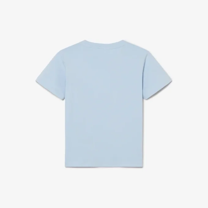 Bawełniany T-shirt z naszywką