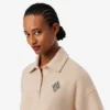 Bluza polo oversize z prążkowanym materiałem Bluza polo oversize z prążkowanym materiałem