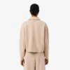 Bluza polo oversize z prążkowanym materiałem Bluza polo oversize z prążkowanym materiałem