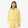 Bluza polo oversize z prążkowanym wykończeniem Bluza polo oversize z prążkowanym wykończeniem