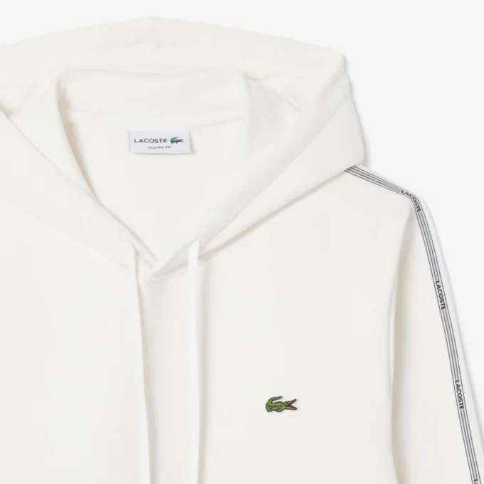 Bluza z kapturem i zamkiem oraz paskiem z logo