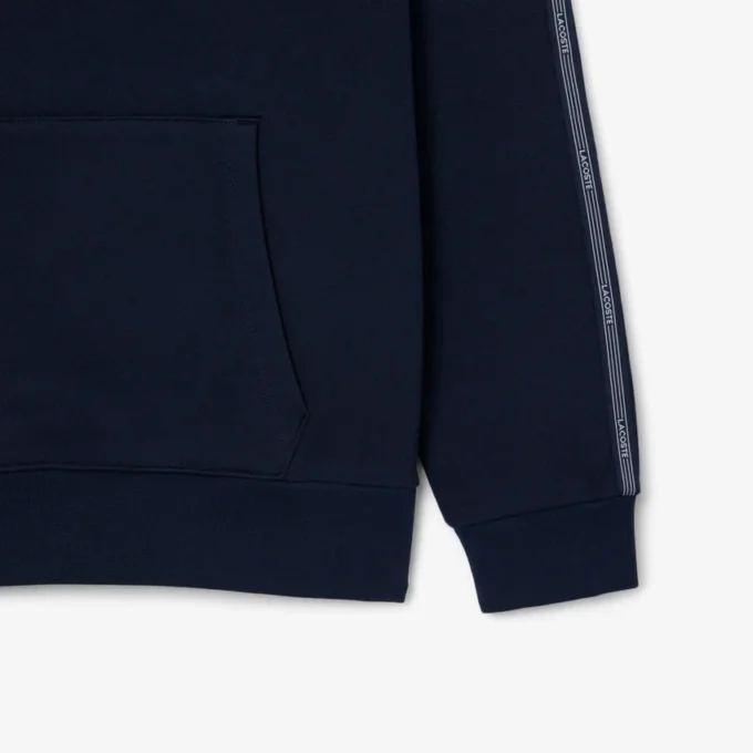 Bluza z kapturem i zamkiem oraz paskiem z logo