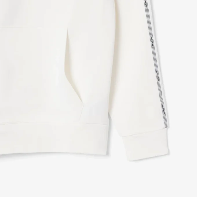 Bluza z kapturem i zamkiem oraz paskiem z logo