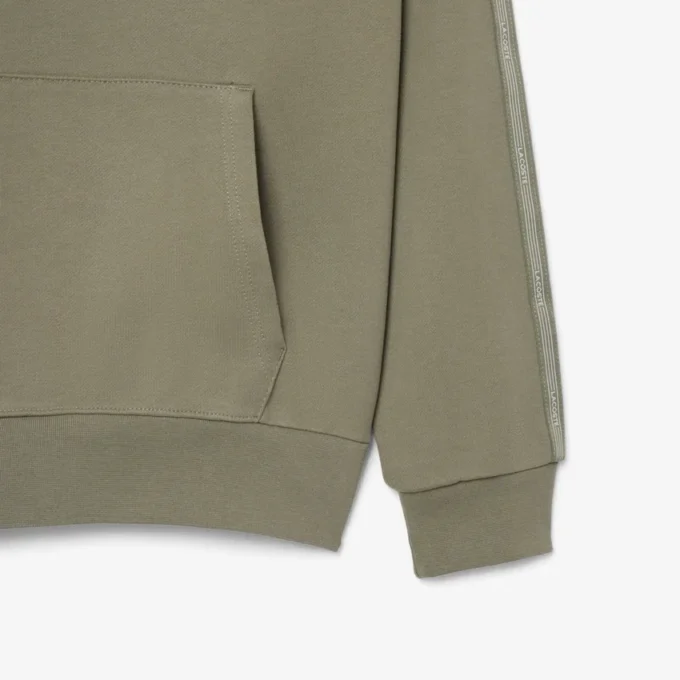 Bluza z kapturem i zamkiem oraz paskiem z logo