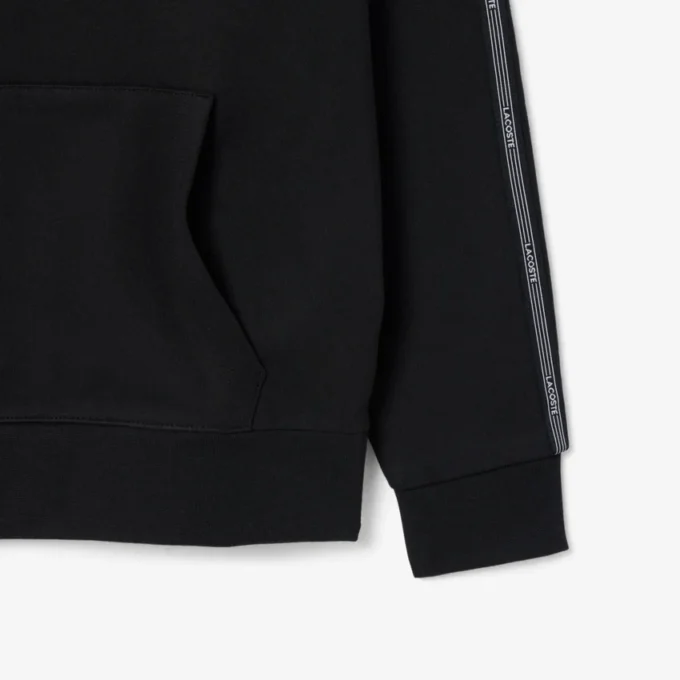 Bluza z kapturem i zamkiem oraz paskiem z logo