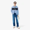 Bluza z kapturem i zamkiem w stylu colorblock