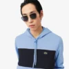 Bluza z kapturem i zamkiem w stylu colorblock