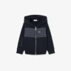 Bluza z kapturem i zamkiem w stylu colorblock