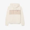 Bluza z kapturem i zamkiem w stylu colorblock