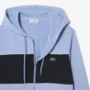 Bluza z kapturem i zamkiem w stylu colorblock