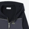 Bluza z kapturem i zamkiem w stylu colorblock