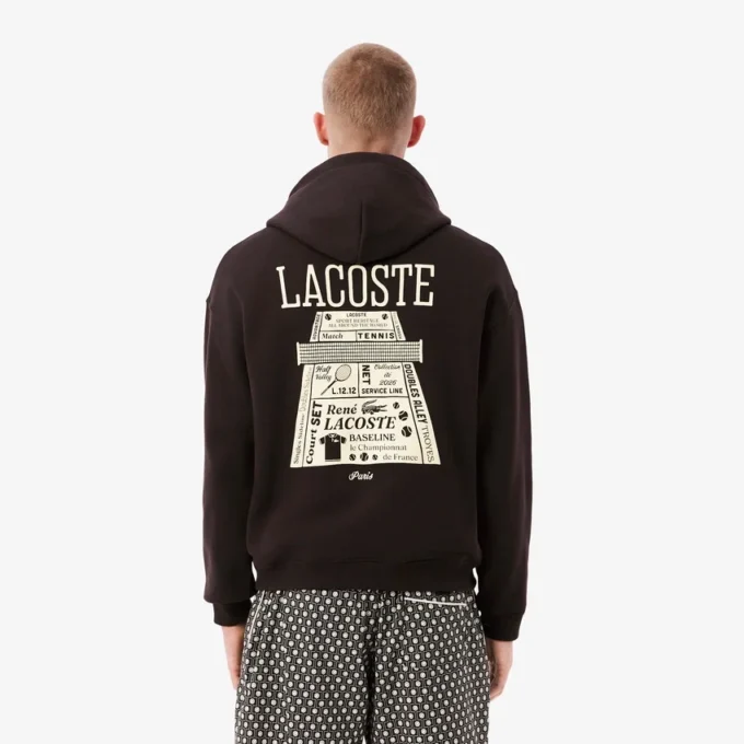 Bluza z kapturem o luźnym kroju z nadrukiem