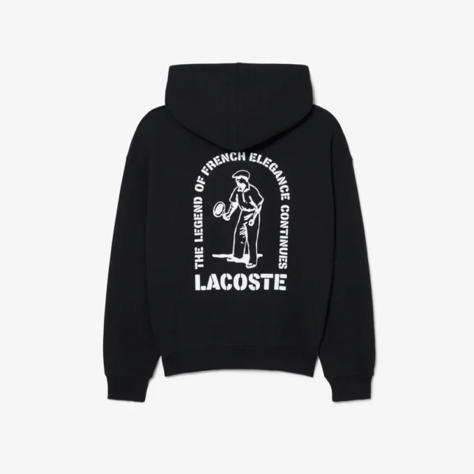 Bluza z kapturem o luźnym kroju z nadrukiem