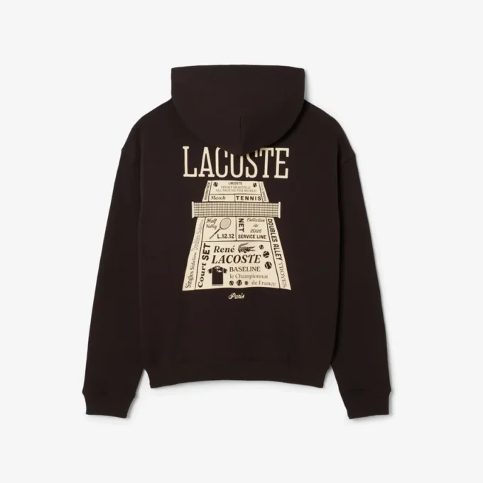 Bluza z kapturem o luźnym kroju z nadrukiem