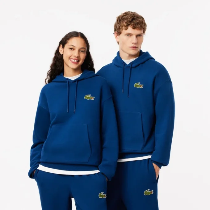 Bluza z kapturem unisex o luźnym kroju z naszywką Bluza z kapturem unisex o luźnym kroju z naszywką