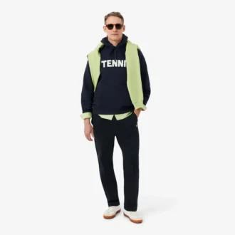Bluza z kapturem z nadrukiem tenisowym