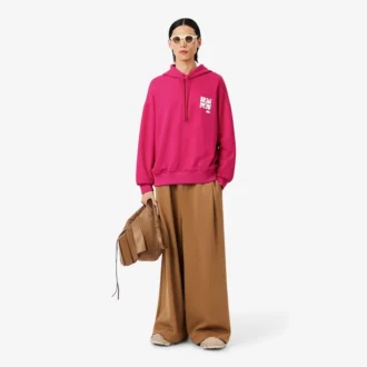 Bluza z kapturem z naszywką Runway