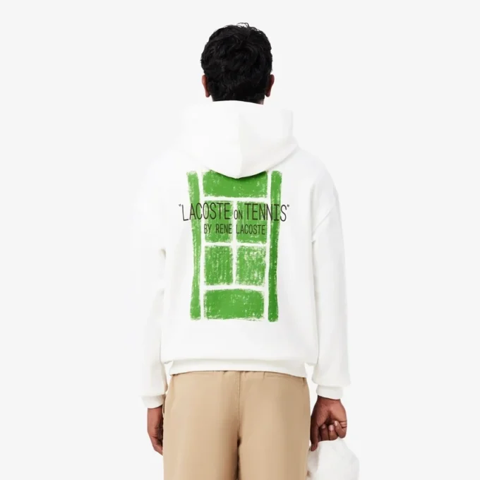 Bluza z kapturem z polaru z wieloma nadrukami Bluza z kapturem z polaru z wieloma nadrukami