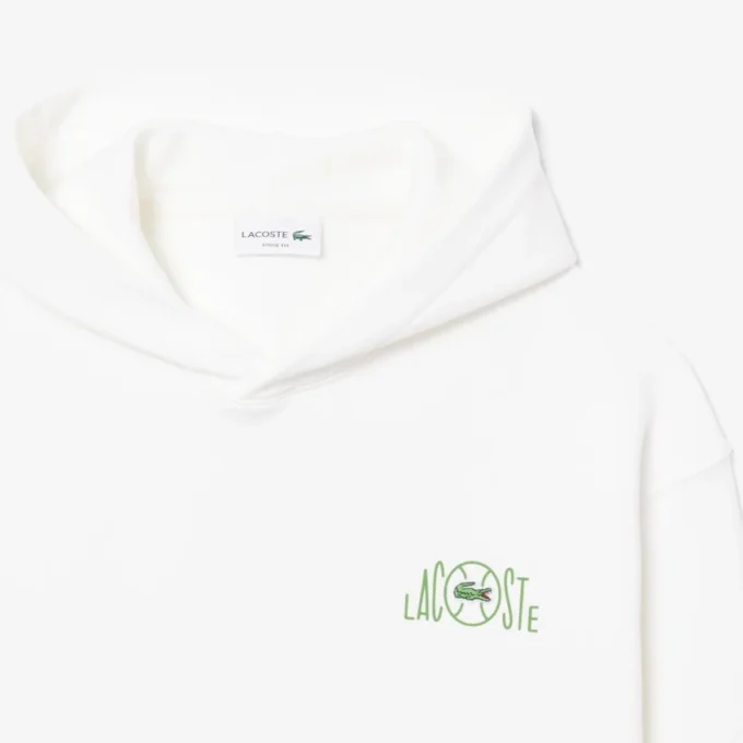 Bluza z kapturem z polaru z wieloma nadrukami Bluza z kapturem z polaru z wieloma nadrukami