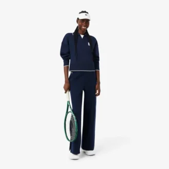 Bluza z kołnierzem Polo w stylu tenisowym