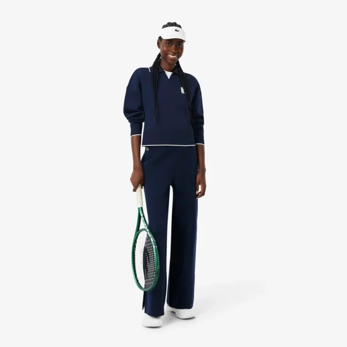 Bluza z kołnierzem Polo w stylu tenisowym Bluza z kołnierzem Polo w stylu tenisowym
