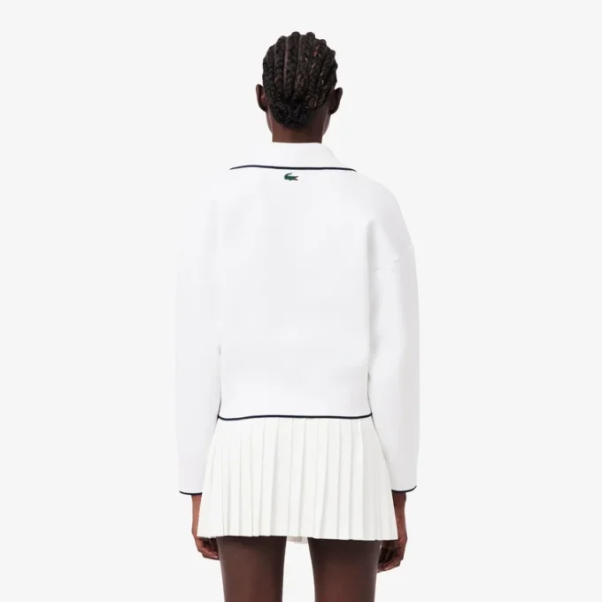 Bluza z kołnierzem Polo w stylu tenisowym Bluza z kołnierzem Polo w stylu tenisowym