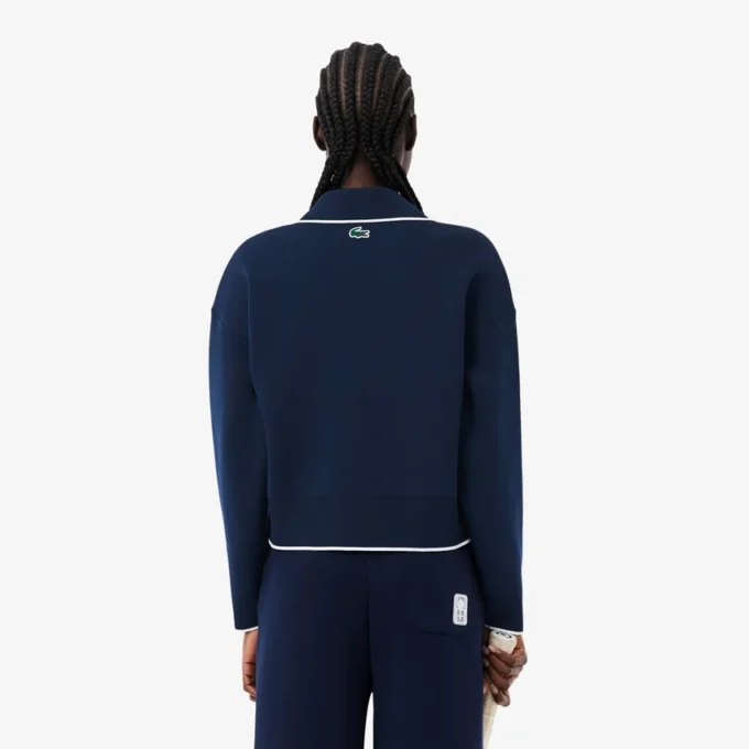 Bluza z kołnierzem Polo w stylu tenisowym Bluza z kołnierzem Polo w stylu tenisowym