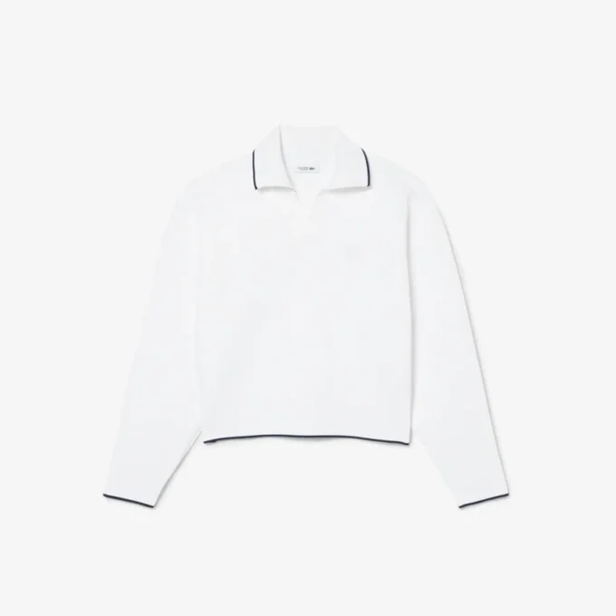 Bluza z kołnierzem Polo w stylu tenisowym Bluza z kołnierzem Polo w stylu tenisowym