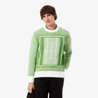 Bluza z nadrukiem kortu tenisowego