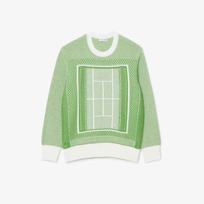 Bluza z nadrukiem kortu tenisowego