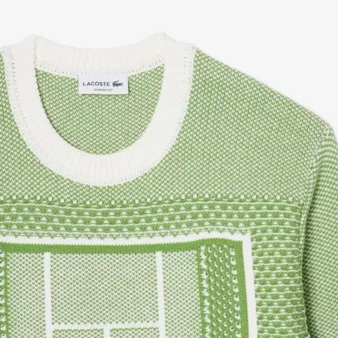 Bluza z nadrukiem kortu tenisowego