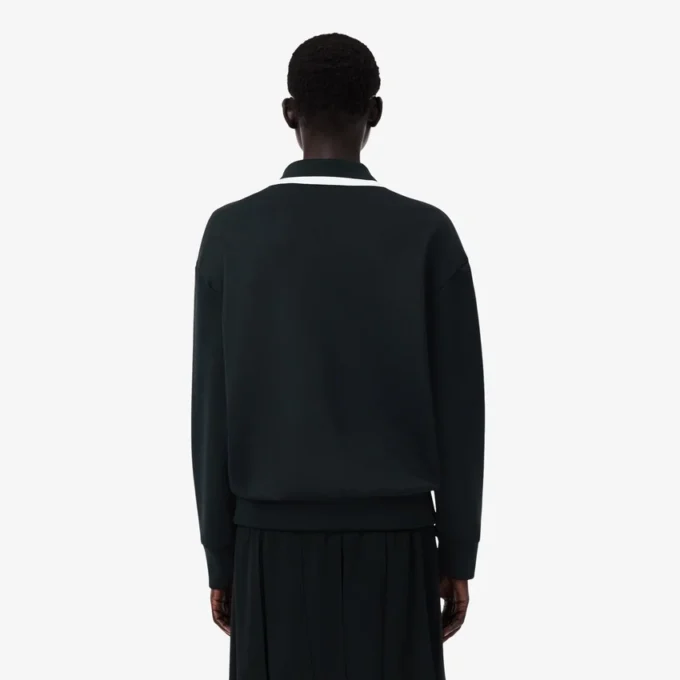Bluza z naszywką na kołnierzu w stylu Runway Polo