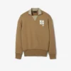 Bluza z naszywką na kołnierzu w stylu Runway Polo