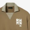 Bluza z naszywką na kołnierzu w stylu Runway Polo