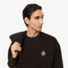 Bluza z podwójną dzianiną i naszywką Bluza z podwójną dzianiną i naszywką