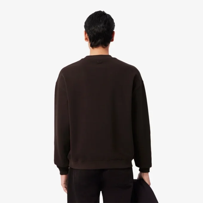 Bluza z podwójną dzianiną i naszywką Bluza z podwójną dzianiną i naszywką